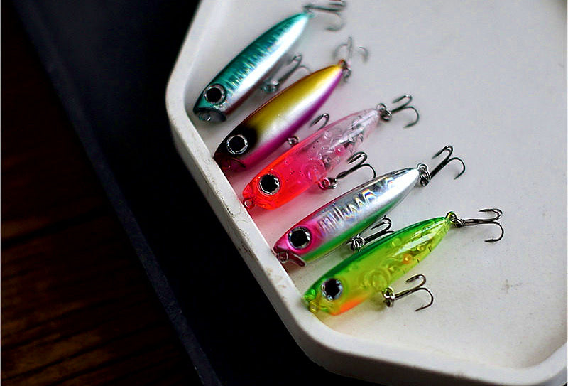 Topwater Pencil Walking Lure, 4.5 cm 3 g (1.8 in, 0.1 oz) – product photo