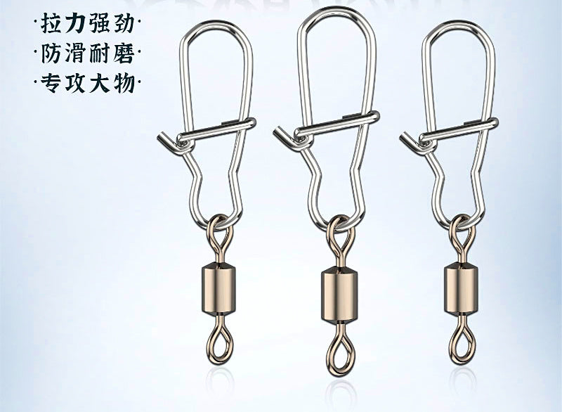 Fast Snap Connector Clips, Stainless Steel, Sizes 4–12 – product photo