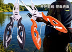 Fishing Pliers with Braid Line Cutter and Split Ring Opener – product photo