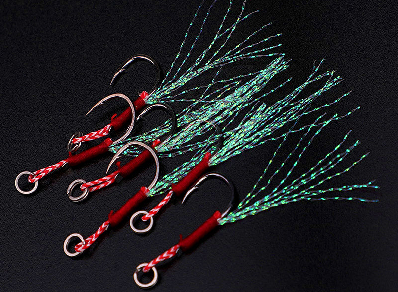 Black Nickel Ise-ni Hooks, Barbed, Size 10 or 13, 20 pcs – product photo