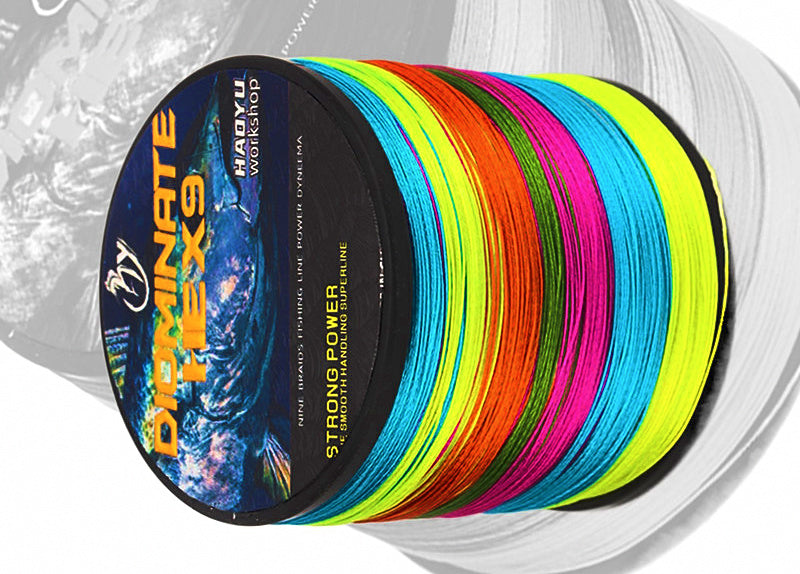 9-Strand Braided PE Line, 10 m Color Marks, 300–1000 m – product photo