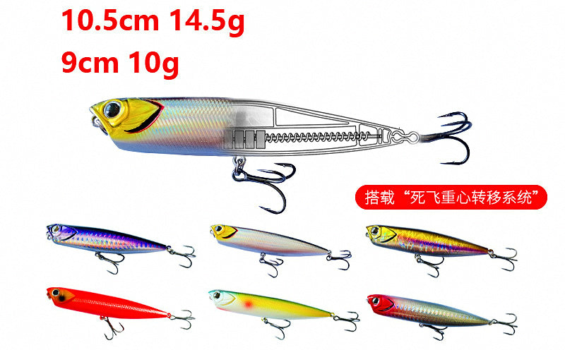 Floating Pencil Lure, 6.5–10.5 cm, 5–14.5 g (0.18–0.51 oz) – product photo