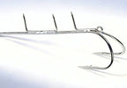 Double Hook Cutlassfish Rig, Size 2, Barbed, Boat Fishing – product photo