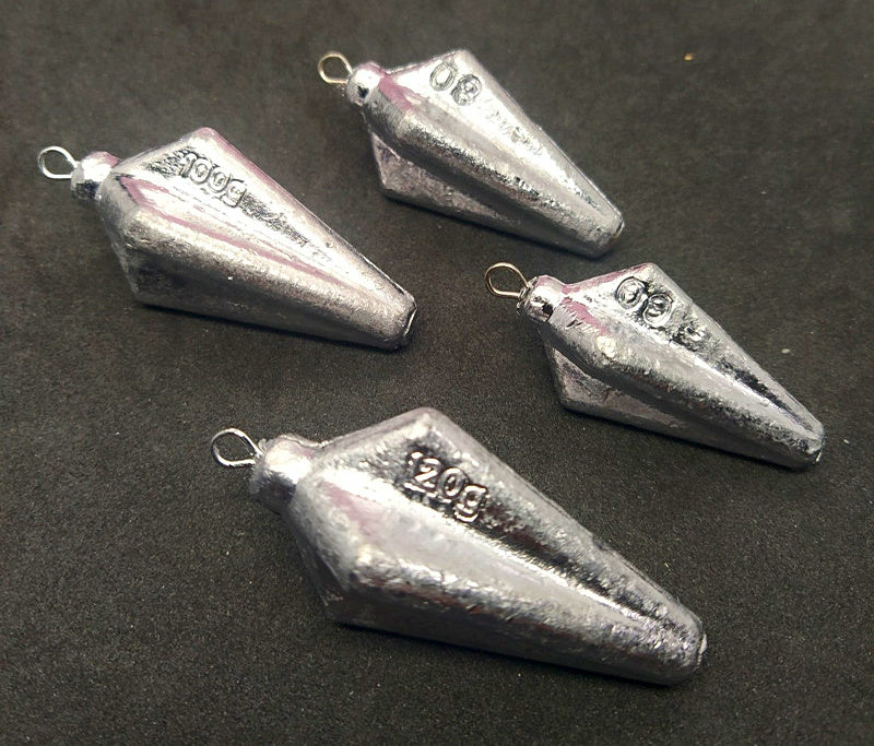Four-Sided Star Fruit Surf Sinker, 2.1–5.3 oz (60–150 g) – product photo