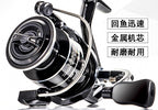 Metal Spinning Reel, High Speed Ratio, Saltwater, TS Black 1000-7000 – product photo