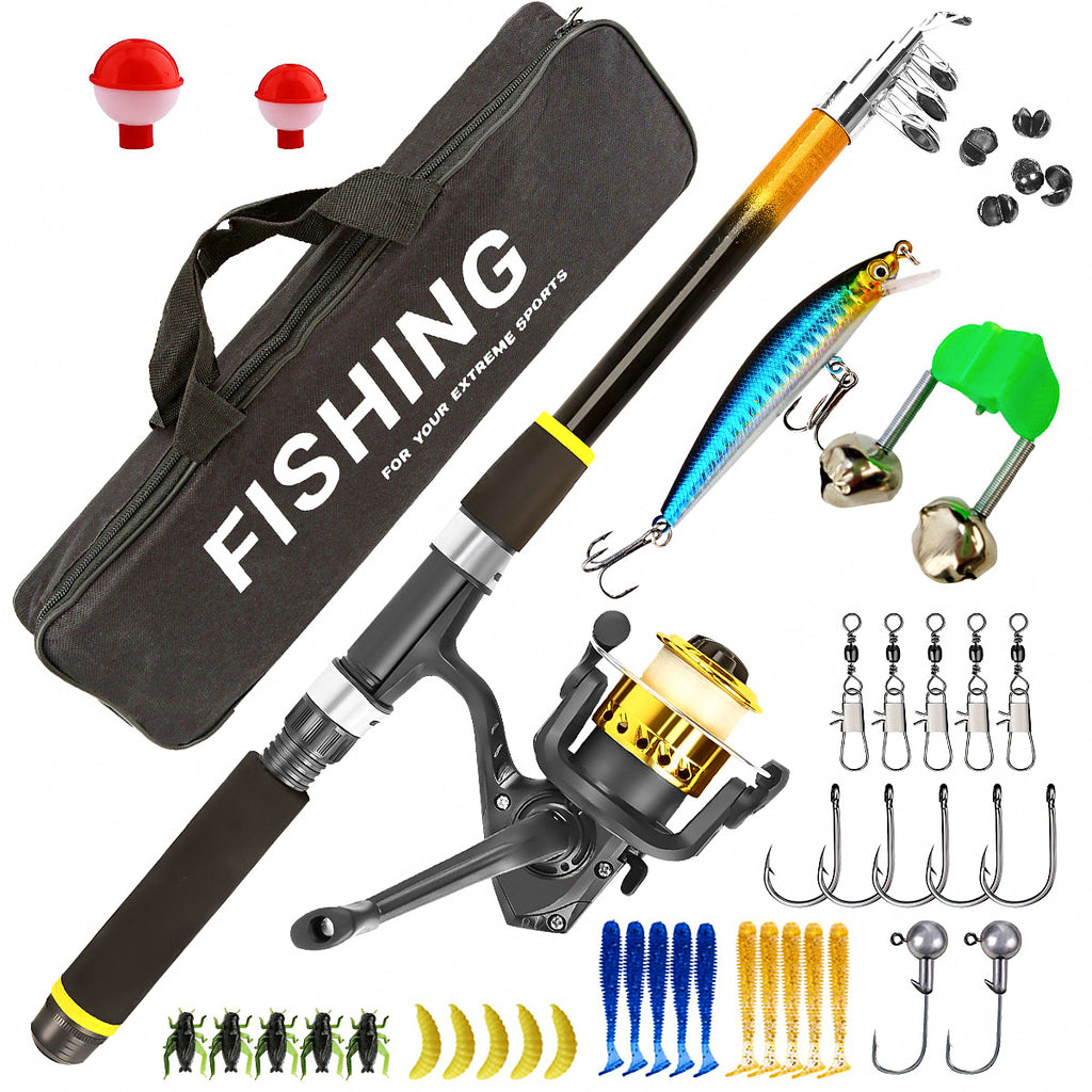 Boat Rod & Reel Combo Set with Tackle Box and Bag, 1.8/2.1 m – product photo