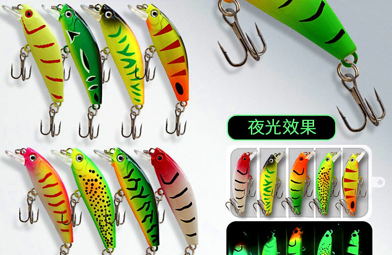 Glow Sinking Minnow Lure, 6.5 g (0.23 oz) – product photo