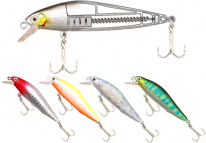 Sinking Minnow Lure, 5–14 g (0.18–0.49 oz), Long Cast – product photo