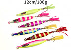 Glow Slow Pitch Jig with Octopus Hooks, 100 g (3.5 oz) – product photo