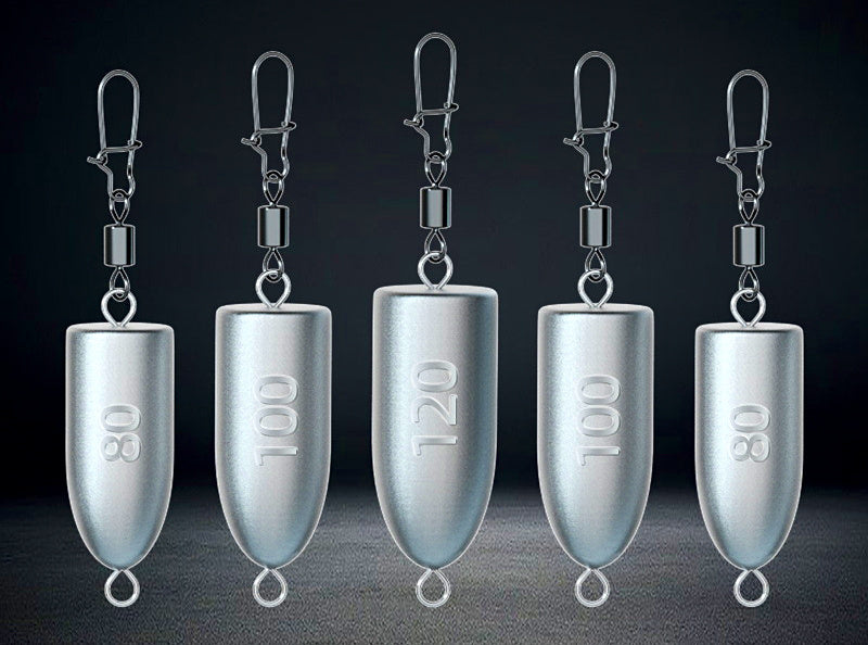 Bullet Lead Sinker with Eyelet, 10–120 g (0.35–4.2 oz) – product photo