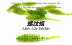 3.5 cm (1.4 in) Needle-Tail Soft Worm, 10 pcs – product photo