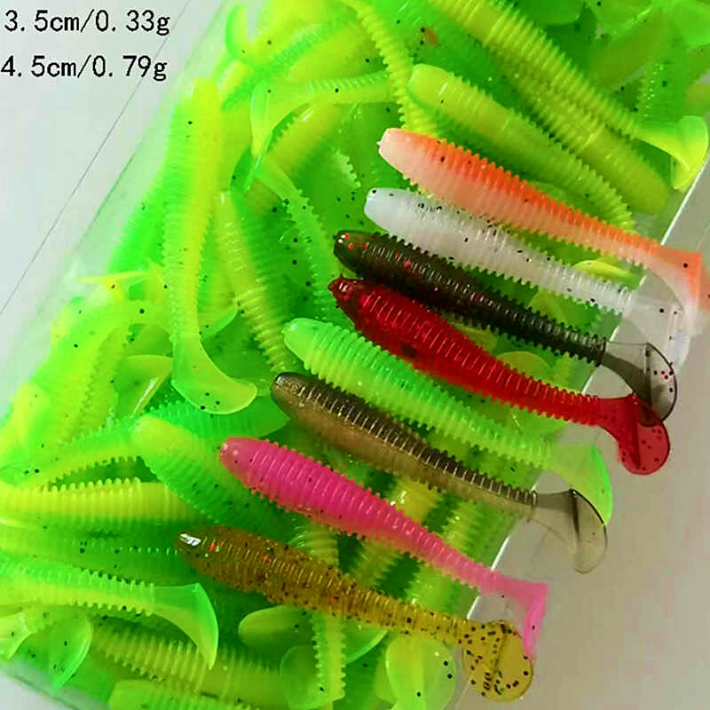 Curly Tail Grub Soft Baits, 3.5–7.5 cm (1.4–3 in), Pack – product photo