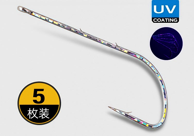 Cutlassfish Tube Hooks, Barbed, Size 3/0, 5-Pack – product photo