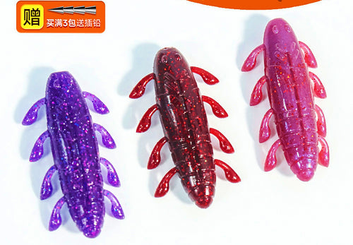 Multi-Leg Pupa Soft Bait, 3.5–5.5 cm (1.4–2.2 in) – product photo