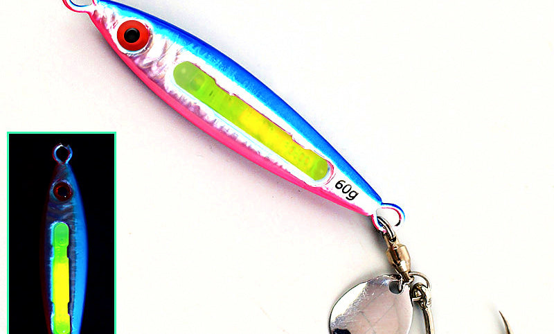 Glow Metal Jig, 30–60 g (1.1–2.1 oz), Blue Pink – product photo