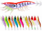 Wood Shrimp Squid Jig, 12 cm (4.7 in) 22.4 g (0.8 oz), Size 3.5 – product photo