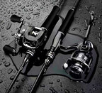 2-Piece Carbon Lure Rod & Reel Combo, 1.6–2.7 m (5.2–8.9 ft) – product photo