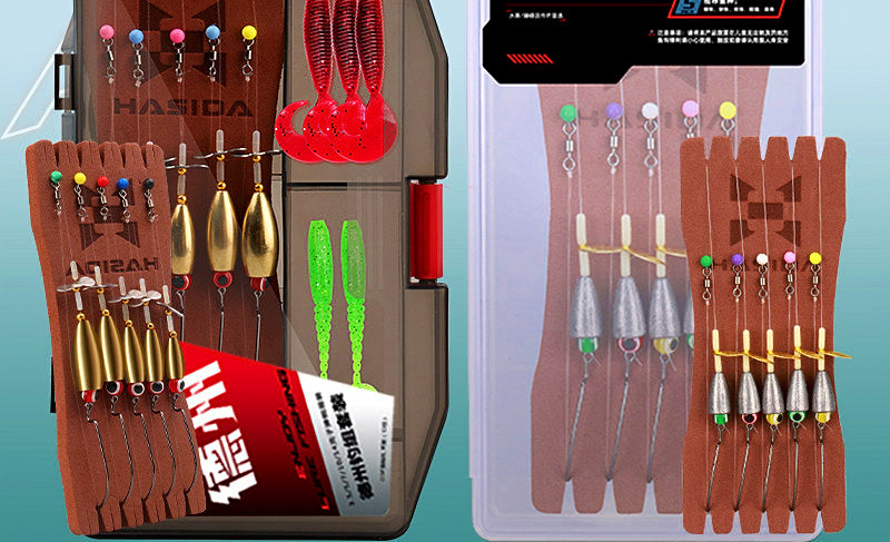 Pre-Tied Texas Rig Lure Set, 3.5–14 g (0.12–0.49 oz) – product photo