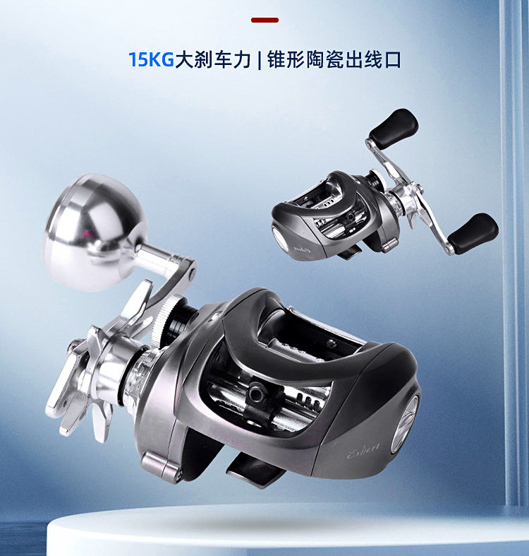JS400 Saltwater Boat Fishing Reel, Round Baitcaster – product photo