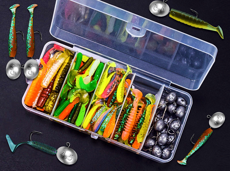 Micro Soft Plastic Baits & Jig Head Kit, 1.5–6.5 g (0.05–0.23 oz) – product photo