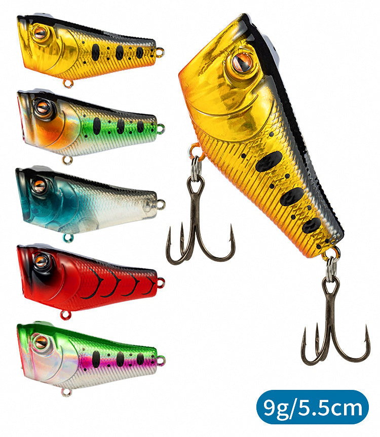 Big Mouth Popper Topwater Lure, Floating Hard Bait – product photo