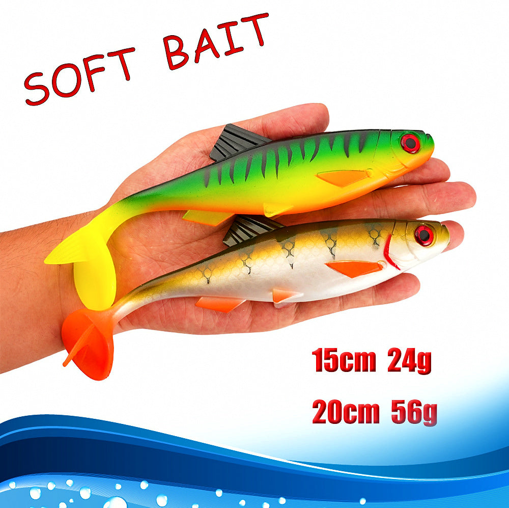 Realistic Soft Trolling Lure, 15–20 cm, 24–56 g (0.85–2 oz) – product photo