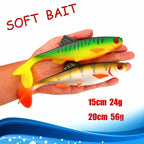 Realistic Soft Trolling Lure, 15–20 cm, 24–56 g (0.85–2 oz) – product photo