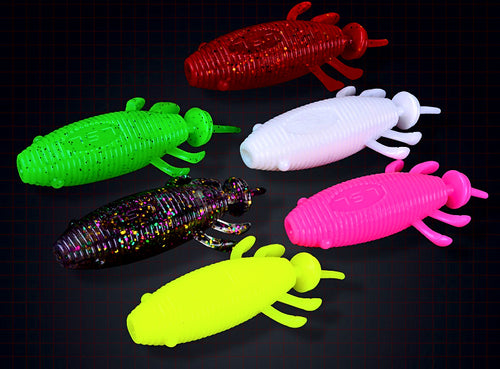 Soft Frog Lure 5-Pack with Weight Beads, Multiple Colors – product photo