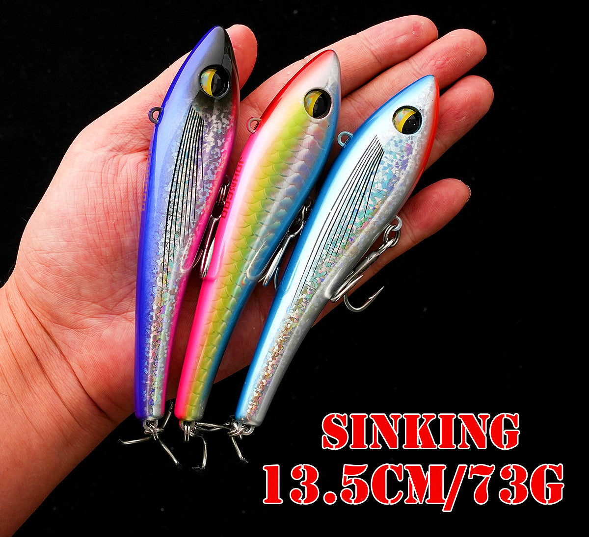 VIB Sinking Vibration Lure, 13.5 cm, 73 g (2.6 oz) – product photo