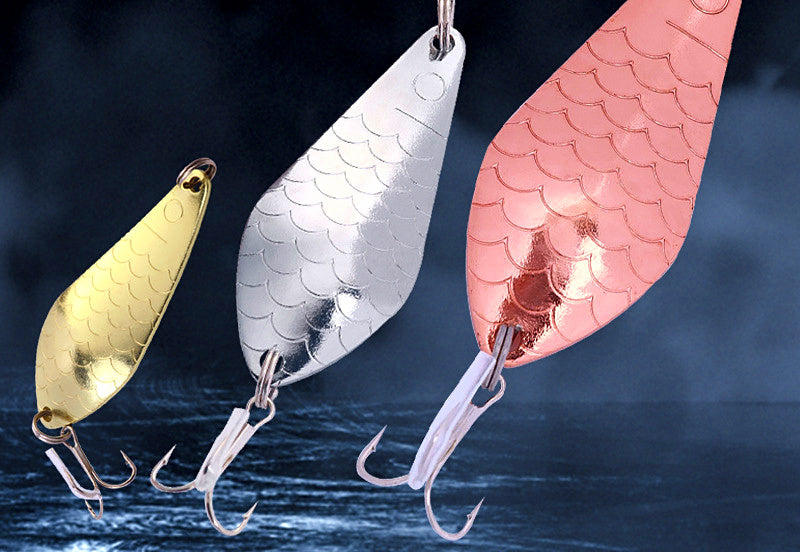 Casting Spoon, 20 g (0.7 oz), 7 cm, Fish-Scale Finish, Treble Hook – product photo