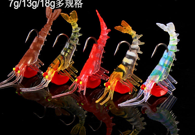 Jointed Shrimp Soft Bait, 7, 13 or 18 g (0.25–0.63 oz) – product photo