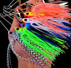 Skirted Sequin Spinner Lure, 9.7 cm, 16.5 g or 21 g (0.58–0.74 oz) – product photo