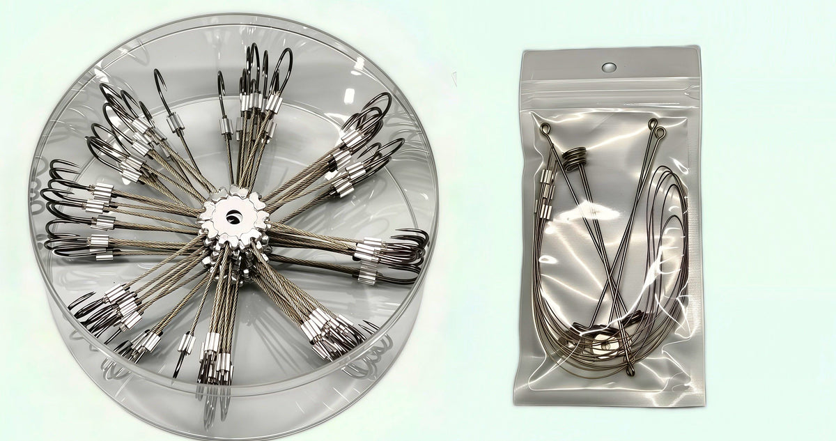 Reinforced Wire Flip Hooks, Ise #9–16, Packs & Bottom Rigs – product photo