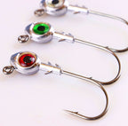 Big Eye Lead Head Jig Hook, 5–14 g (0.18–0.49 oz)