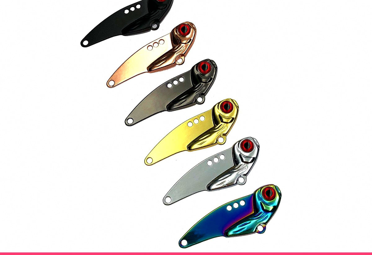 Metal VIB Blade Bait, Unpainted, 2.5–20 g (0.09–0.71 oz) – product photo