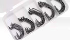 Black Nickel Offset Worm Hooks, Assorted Kit or Single Size – product photo