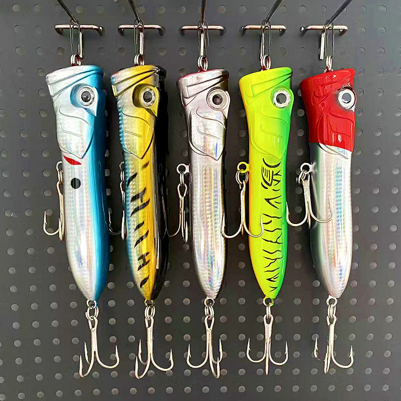 Large Saltwater Popper Lure, 18.5 cm (7.3 in), 106 g (3.7 oz) – product photo