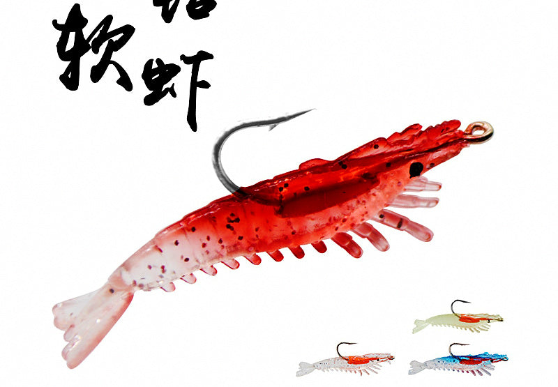 Lead Head Soft Shrimp Lure, 3 g (0.11 oz) 6 cm – product photo