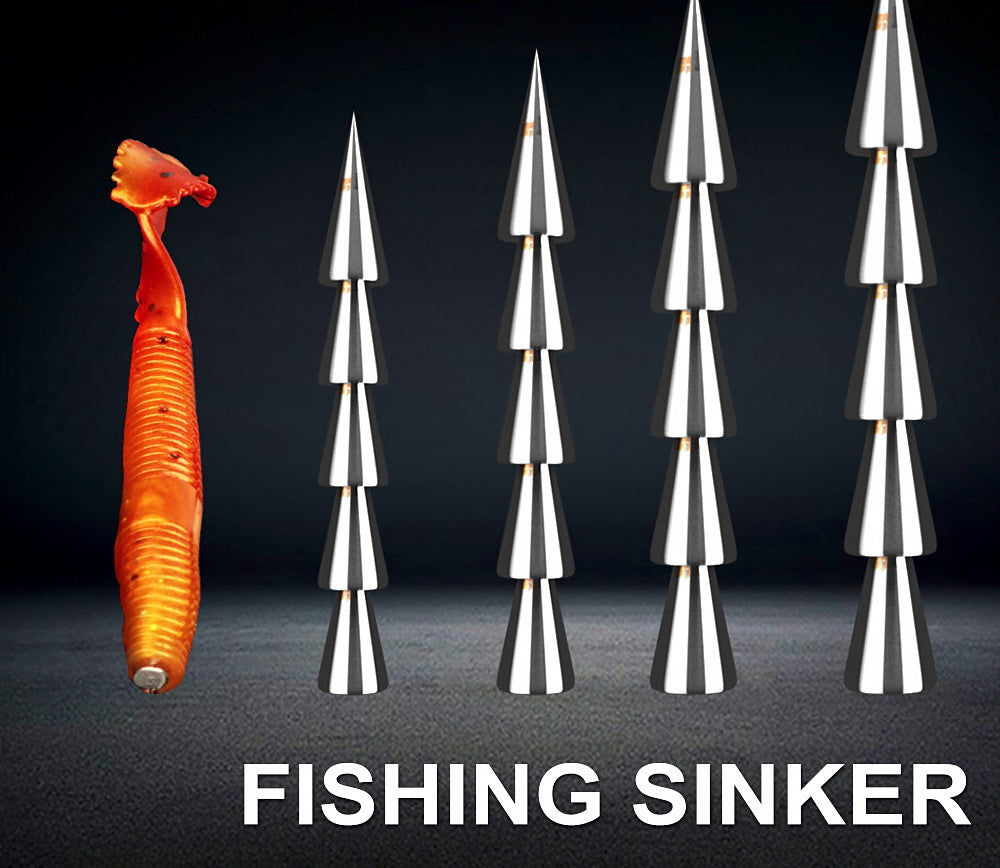 Tungsten Pin Weights for Soft Baits, 0.3–3.1 g (0.01–0.11 oz) – product photo