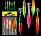 Glow Cloth Wrap Squid Jig, Size 4, 10.85 cm (4.3 in) – product photo