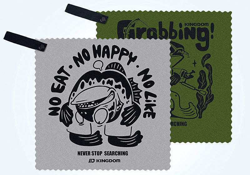 Fishing Hand Towel, 30 x 30 cm (11.8 x 11.8 in) – product photo