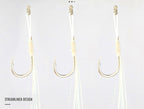 Glow Single Jig Hook, Barbed, Sizes 10–18 – product photo