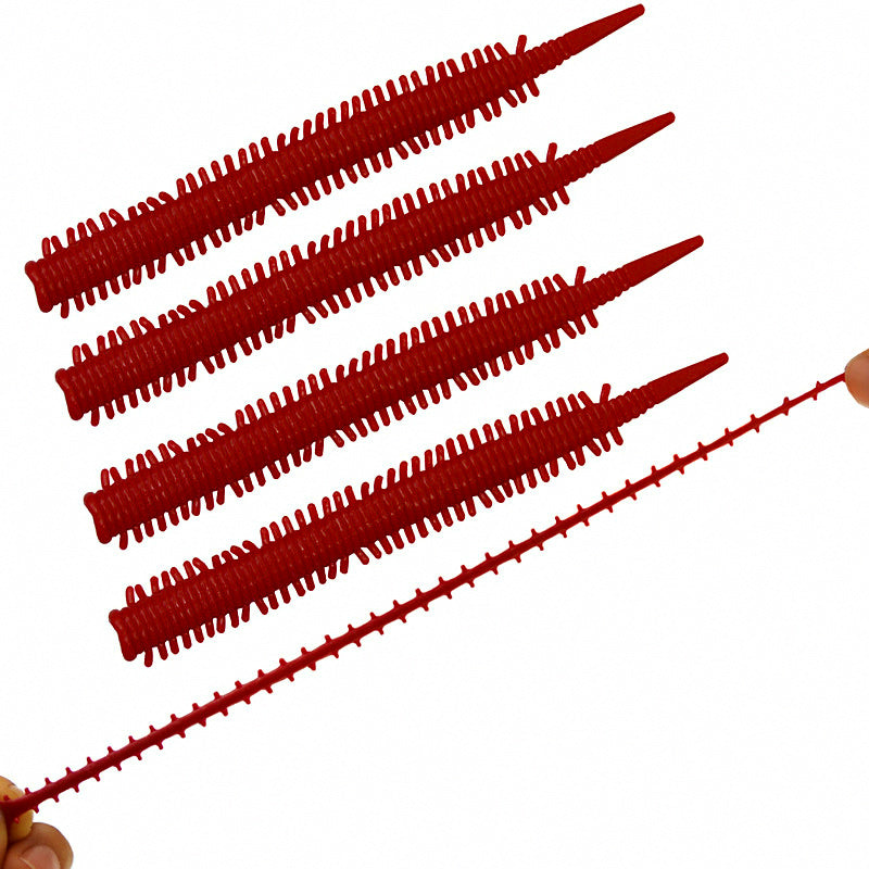 Bionic Sandworm Soft Bait, Dark Red, Bulk or Packs – product photo