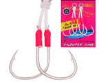 Slow Pitch Double Assist Hooks, Barbed, 1/0–7/0 – product photo