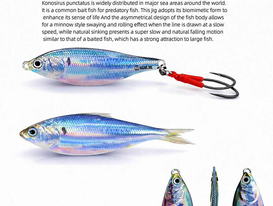 Slow Pitch Jig, 10–40 g (0.35–1.4 oz), 5 Colors – product photo