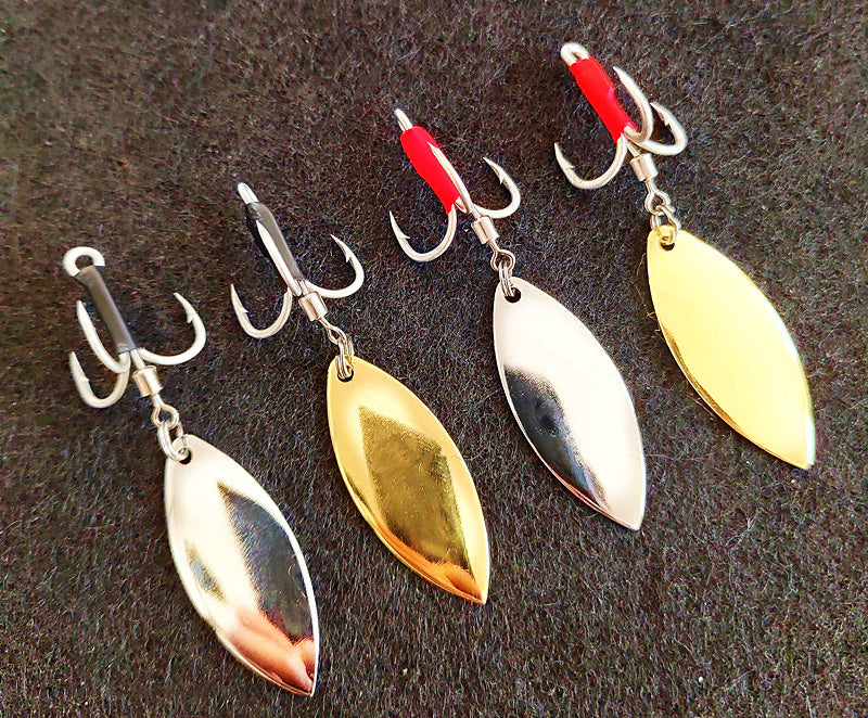 Spinner Blade Treble Hooks with Swivel, 5-Pack, Size 2–8 – product photo