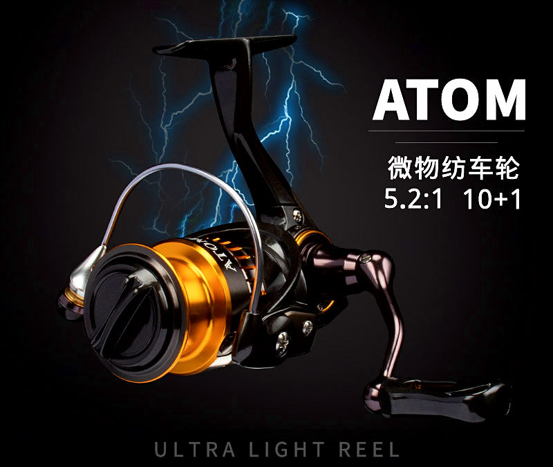 Ultralight Spinning Reel, Shallow Spool, 800 or 1000 Size – product photo
