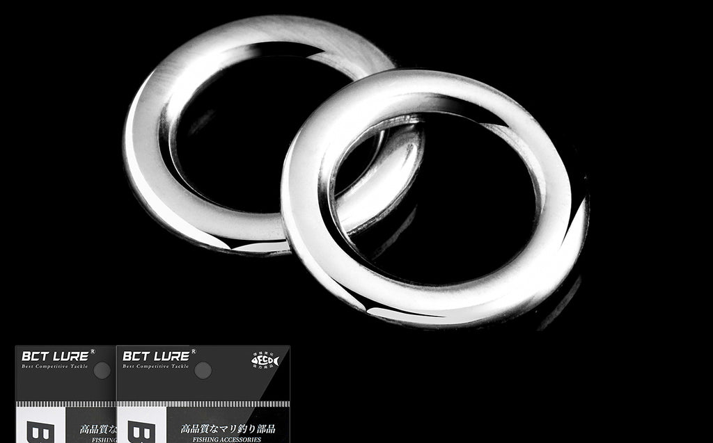 Stainless Steel Solid Ring for Jigs, Seamless, 4–9 mm – product photo