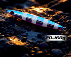 Shore Casting Metal Jig, Glow Stripe, 20–160 g (0.7–5.6 oz) – product photo