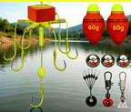 Explosion Hook Rig Set with Belly Float, 5-8 Hooks – product photo